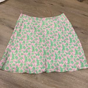 Zara flower mini skirt